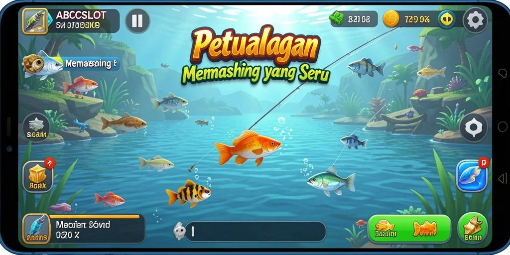 Tampilan antarmuka <strong>ABCSLOT</strong> yang menarik dengan fitur memancing yang seru.