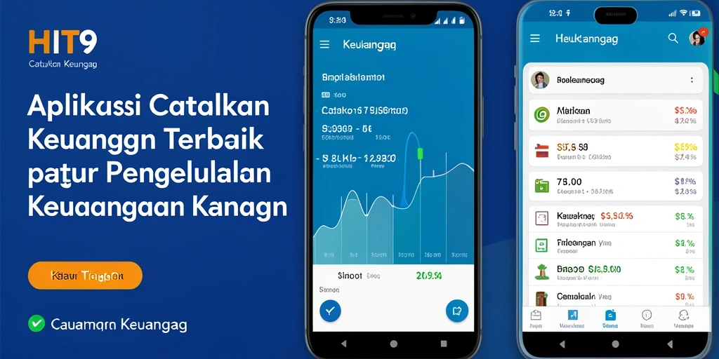 Antarmuka aplikasi HIT9 yang intuitif dan mudah digunakan untuk catatan keuangan.