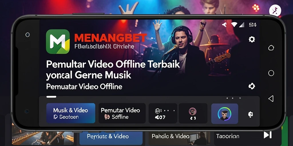 Antarmuka MENANGBET yang sederhana dan mudah digunakan untuk pemutar video offline.