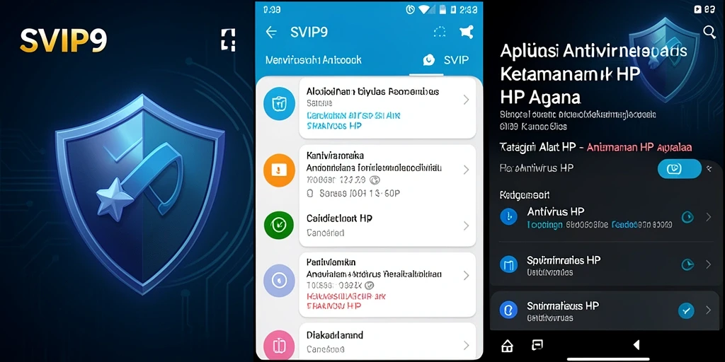 Tampilan antarmuka SVIP9 yang sederhana dan fungsional untuk pengguna.