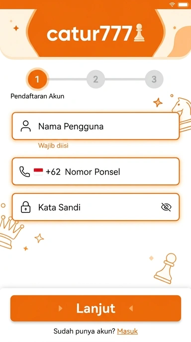 Panduan Registrasi Akun Baru Catur777 untuk Android